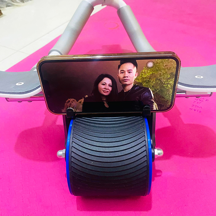 Con Lăn Tập Cơ Bụng, Lò Xo Trợ Lực Hỗ Trợ Plank Thế Hệ Mới 2024 Có Đồng Hồ - Hàng Chính Hãng [Được đồng kiểm]