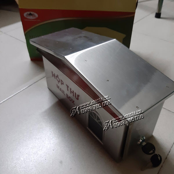 HỘP THƯ – THÙNG THƯ INOX 2 MÁI