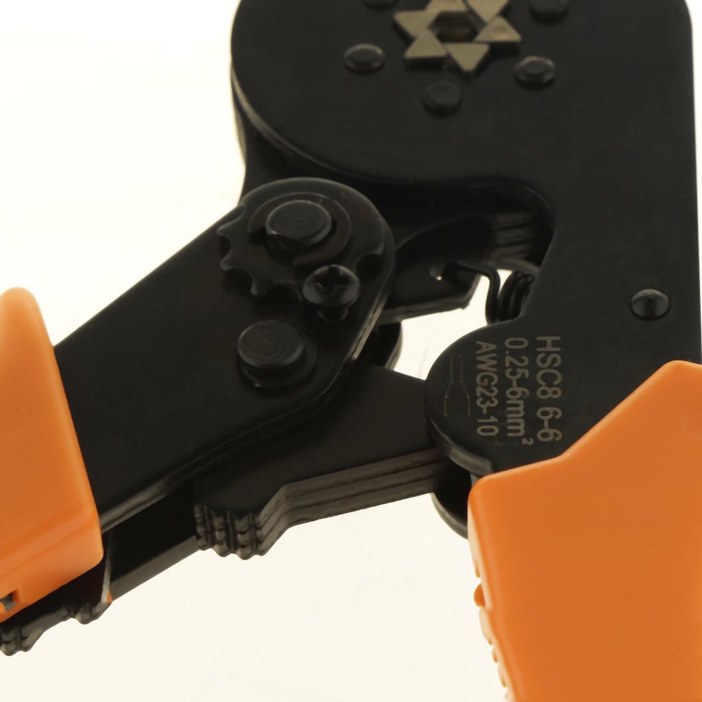 Ratcheting Wire Terminal Crimper For Gage Wire Ends Ferrules D AWG23-10, providing you with easy operation and sturdy crimping