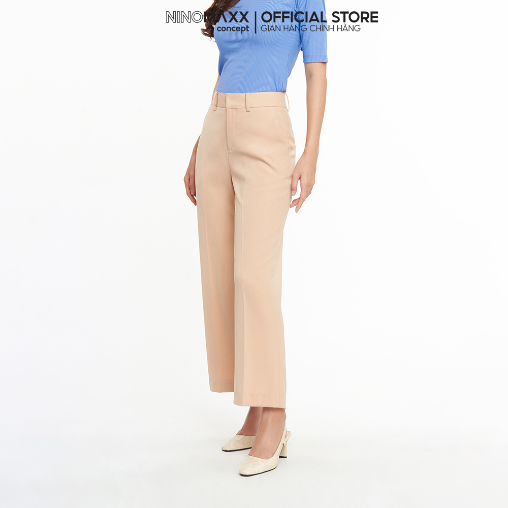 N&amp;M Quần Tây Nữ Công Sở Ống Rộng form suông 2203001
