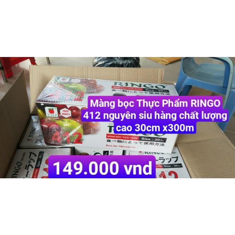 Màng bọc Thực Phẩm RINGO 412 nguyên siu hàng chất lượng cao 30cm x300m