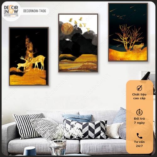 Tranh treo tường phòng khách, phòng ngủ, 10 bộ tranh CANVAS treo tường, đẹp nhất 2022 DECORNOW-03 | DECORNOW.VN