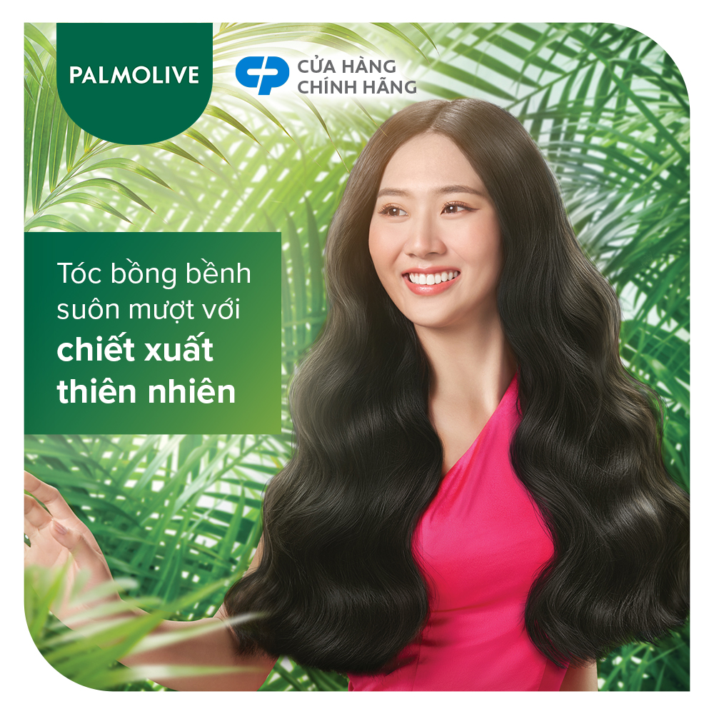 Bộ 2 dầu gội Palmolive 600ml Sữa dừa và Keratin kết hợp quả ô liu 600ml