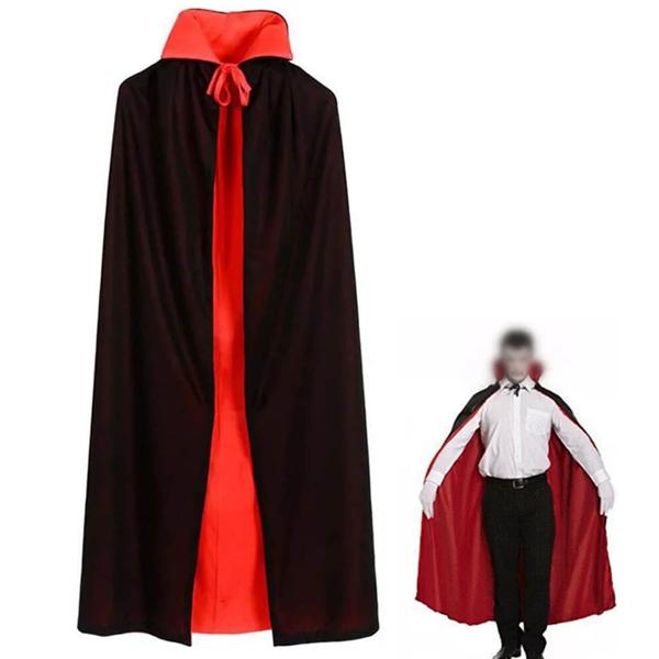Áo Choàng Halloween Tử Thần Đen Đỏ 120 cm