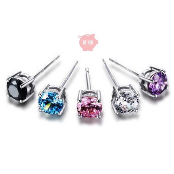 Bông tai đá nhân tạo bạc 925 BHBT91