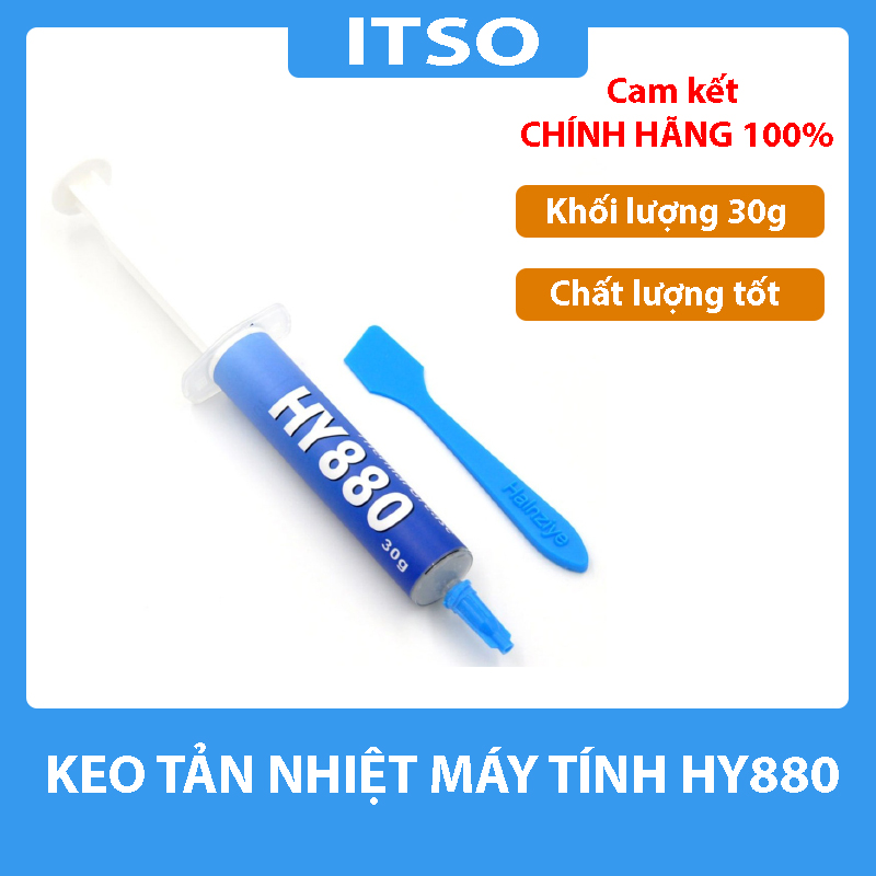 Keo tản nhiệt máy tính Halnziye HY880 tuýp 30 gam - Hàng nhập khẩu