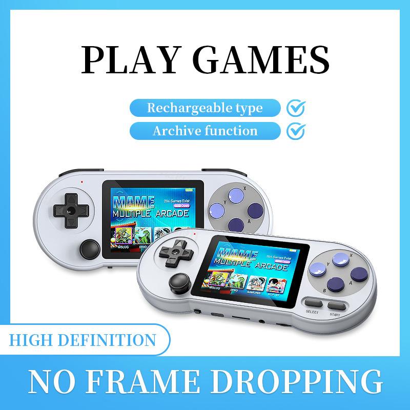 Máy chơi game Retro SF2000 Retro 3 inch IPS Màn hình cầm tay Game cầm tay 6000 Trò chơi MAME/FC/GB/GBA/GBC/MD/SFC cho quà tặng