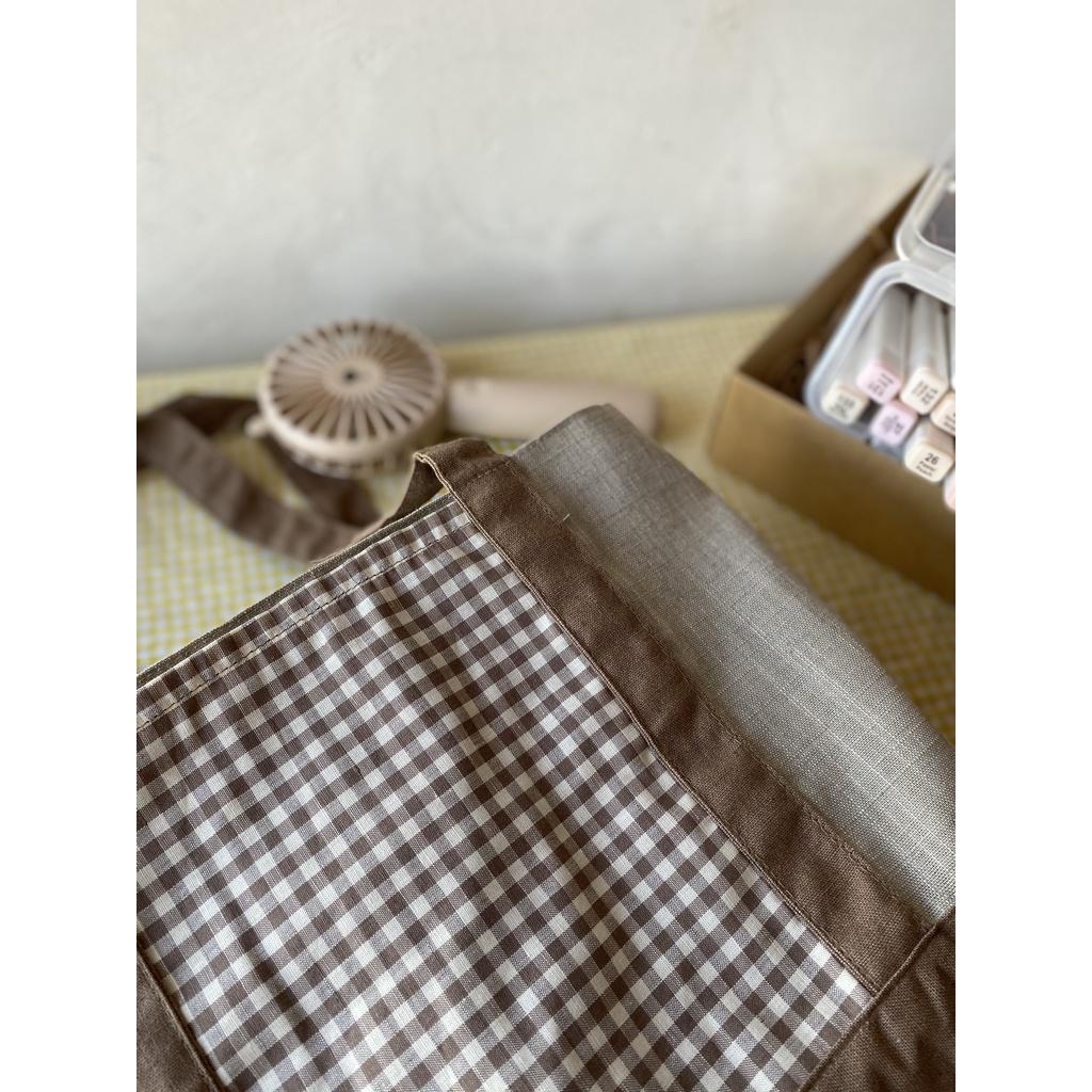 Túi đeo vai Petit (Túi đeo vai vải linen vintage) - May's Tote Bag