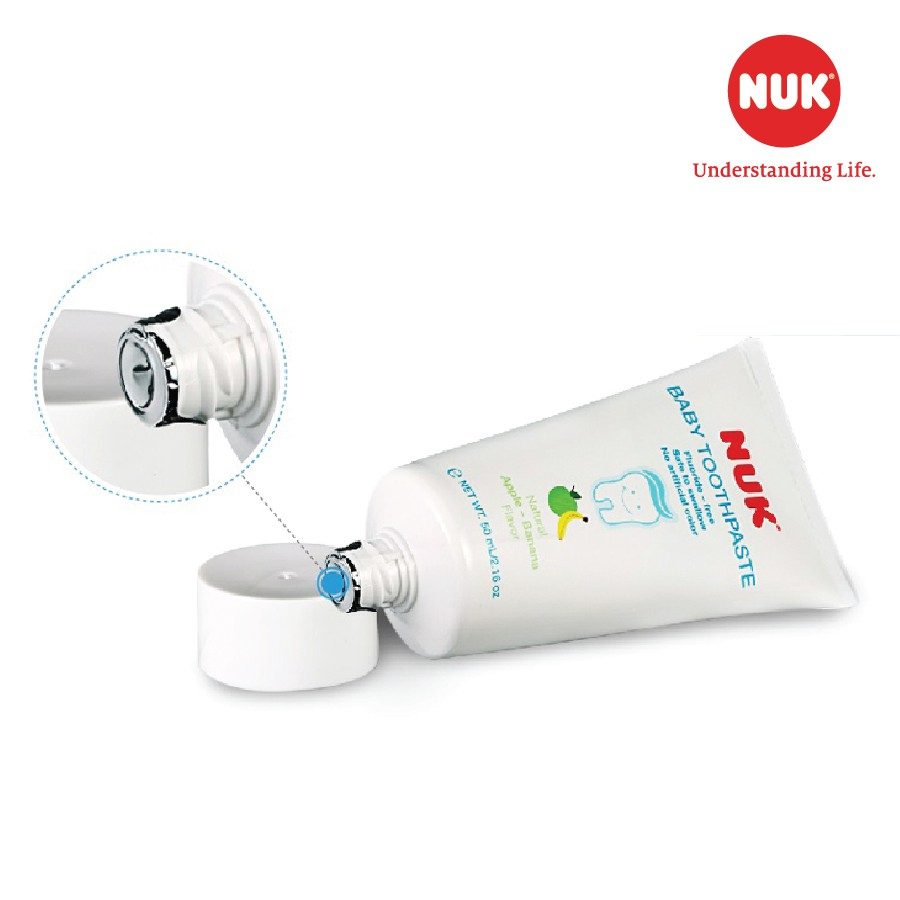 Bộ bàn chải và kem đánh răng Nuk cho bé 3-36 tháng NU21438 100% chính hãng