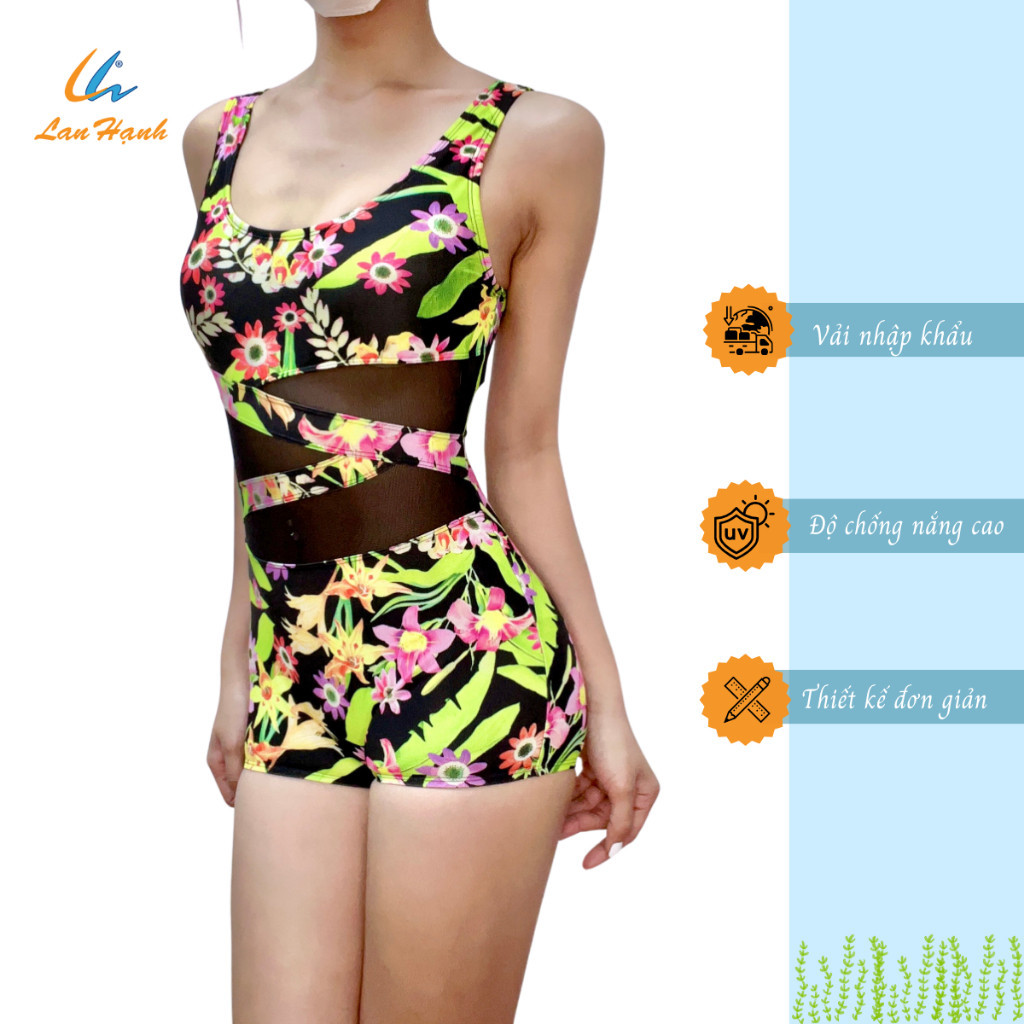 Bộ Bơi Nữ Một Mảnh Short 30081 Lan Hạnh