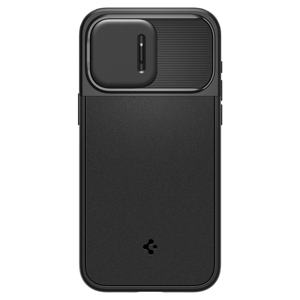 Ốp lưng cho iPhone Spigen 15 Pro/ 15 Pro Max Optik Armor - Hàng chính hãng