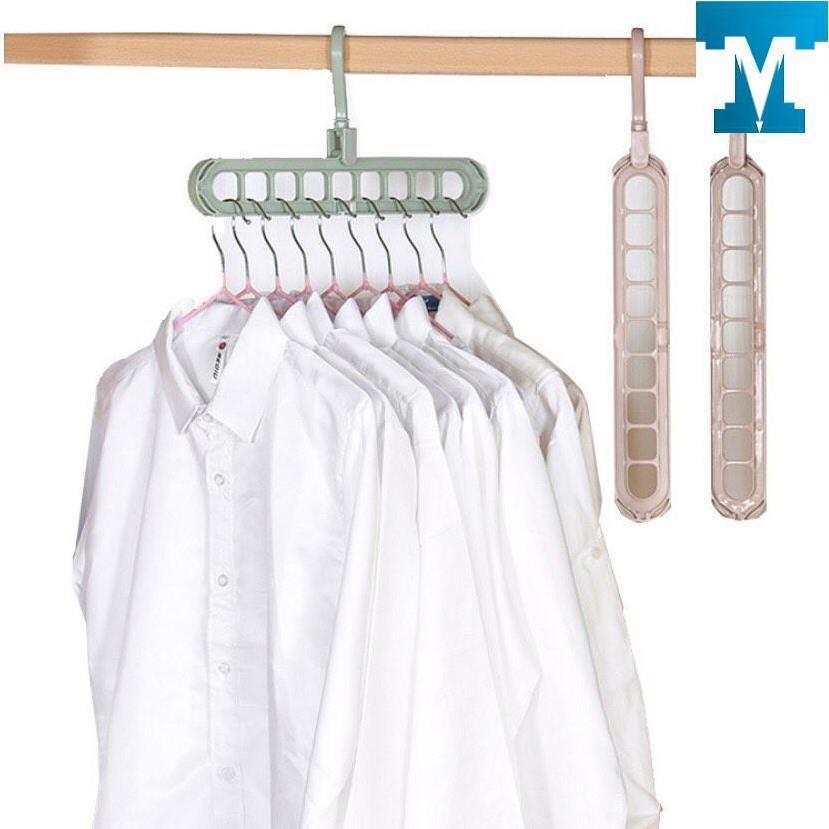 Móc treo quần áo 9 lỗ đa năng thông minh