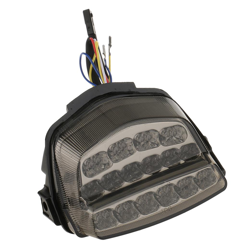 Replacement Smoke Lens Red LED Integrated Tail Light Fits for 2008-2016 Honda CBR 1000RR