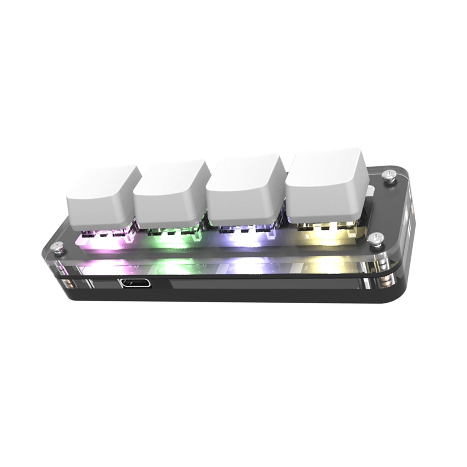 Keyboard RGB Keys Upgrade Parts Mechanical for Linux Programming Gaming , White