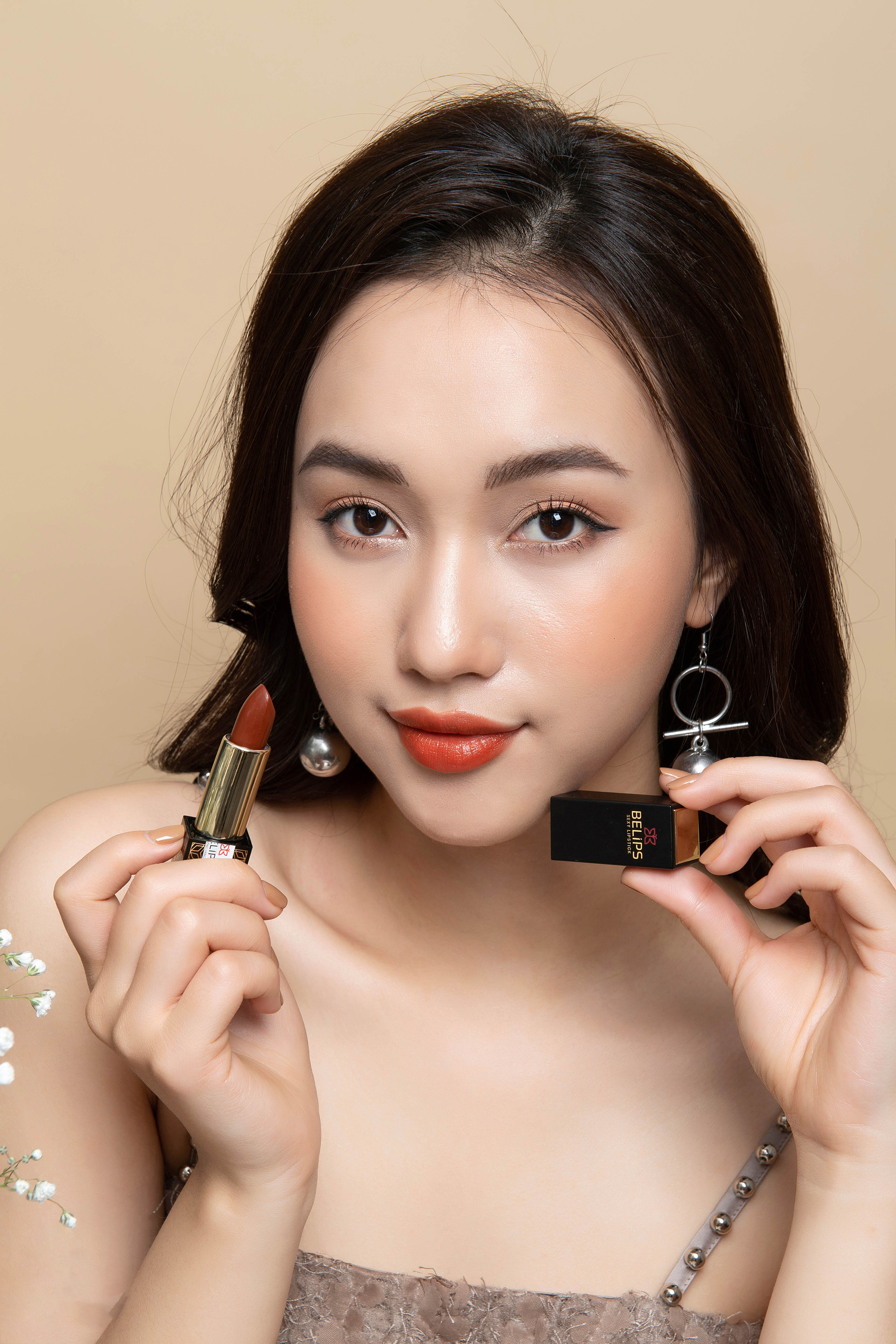 Son tươi Belips Sexy Lipstick son môi quyến rũ lên màu tự nhiên