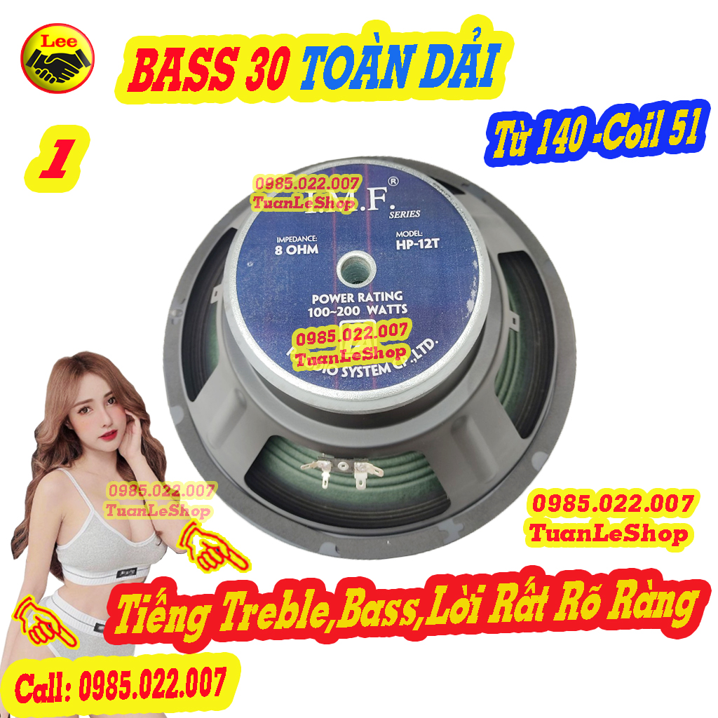 LOA BASS 30 TOÀN DẢI - BASS 3 TAC COI 51 TỪ 140 - LOA TOÀN DẢI - GIÁ 1 LOA