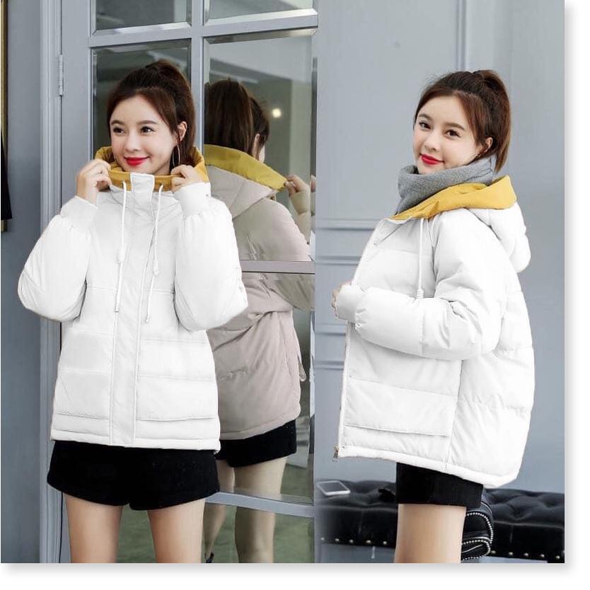 ÁO KHOÁC PHAO NỮ 3 LỚP CÓ NÓN THỜI TRANG BAO ẤM ÁP CHO MÙA ĐÔNG NĂM NAY KME FASHION