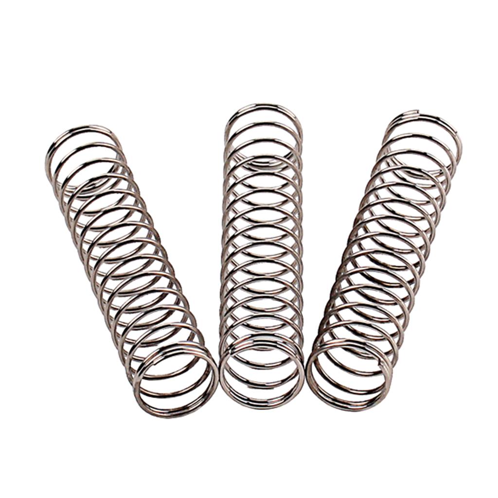 3 chiếc Kèn Lò Xo Kim Loại cho Brasswind Nhạc Cụ Phần 41x9mm