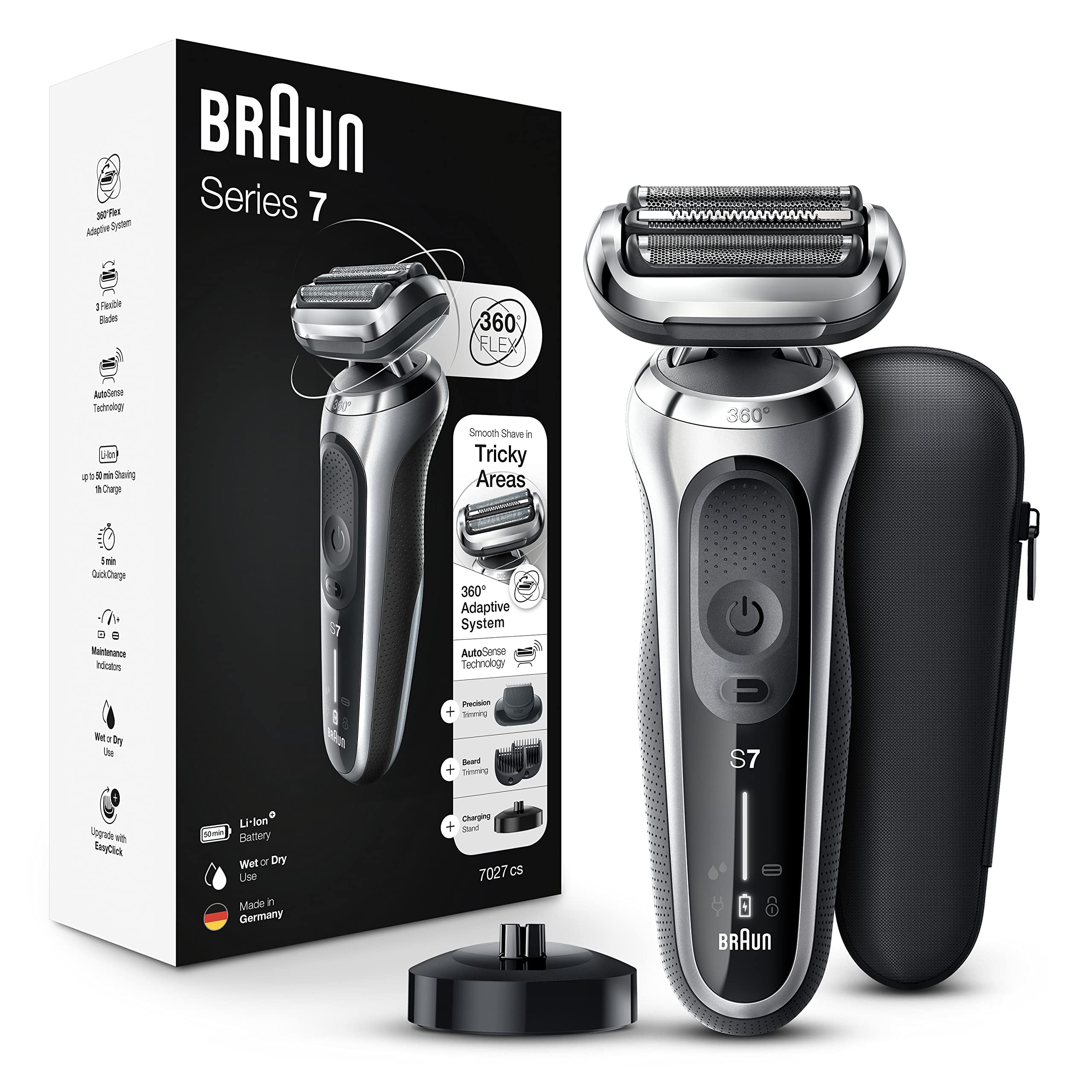 Máy Cạo Râu Braun Series 7 7027s Hàng Chính Hãng