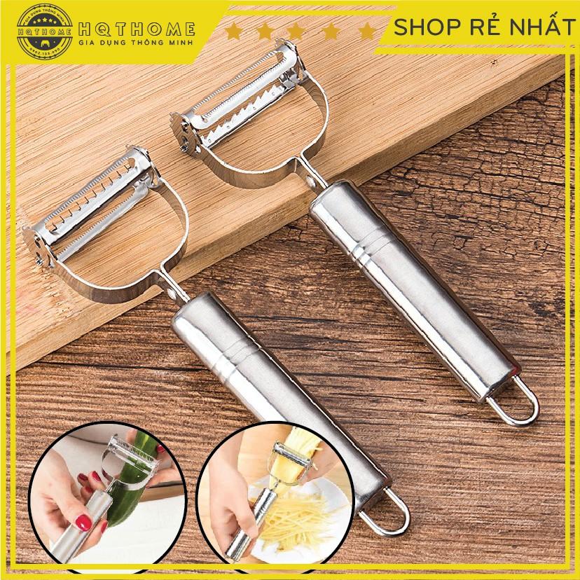 Nạo Gọt Củ Qủa Siêu Bén 2 Đầu Inox , Nạo sợi , Gọt Vỏ Hoa Quả