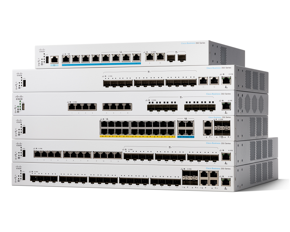 Thiết bị chia mạng Cisco CBS350-48T-4G-EU 48x10/100/1000 ports PoE+ 4xGigabit SFP-Hàng nhập khẩu