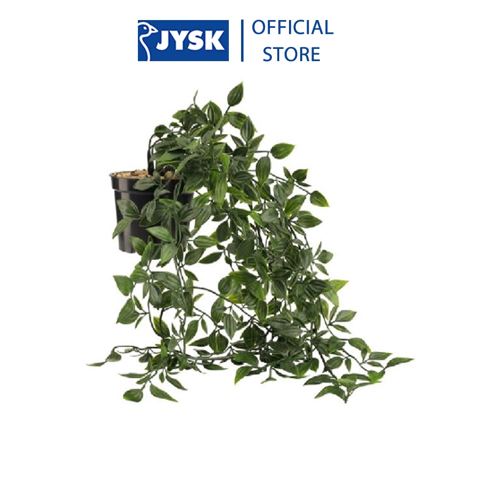 Cây trang trí | JYSK Oliver | nhựa/kim loại | xanh lá cây | D14xR20cm