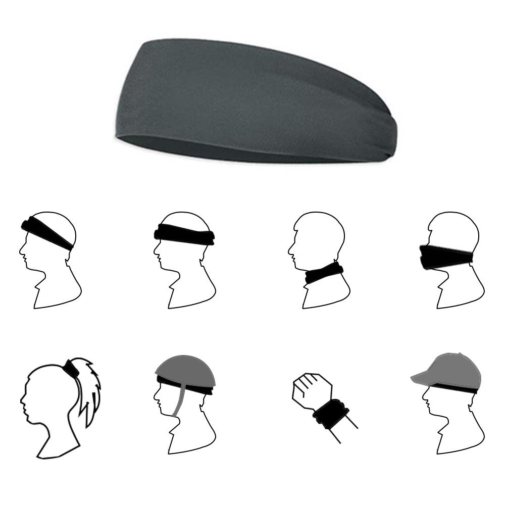 Set 4 Cái Băng Đô Thể Thao Thấm Hút Mồ Hôi Thoáng Khí Chống Trơn Unisex