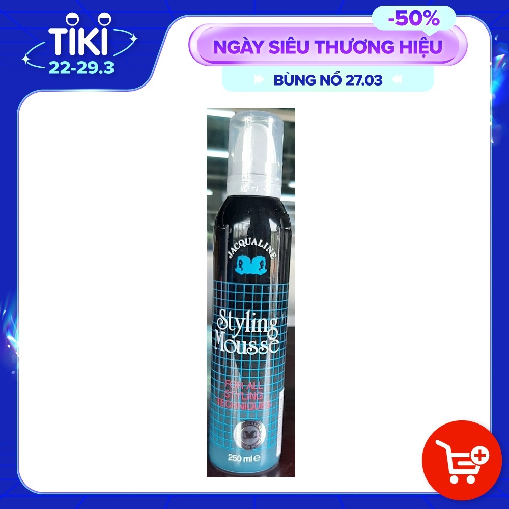 Mousse tạo kiểu tóc Jacqualine 250ml (blue black)