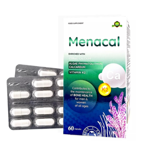 Viên uống Menacal bổ sung Canxi, vitamin K2 và D3 Aplicaps cho mẹ bầu và trẻ nhỏ (60 viên/hộp)