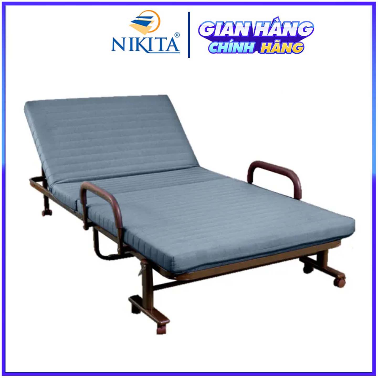 Giường gấp kiểu dáng hàn quốc Nikita NKT-HQ65