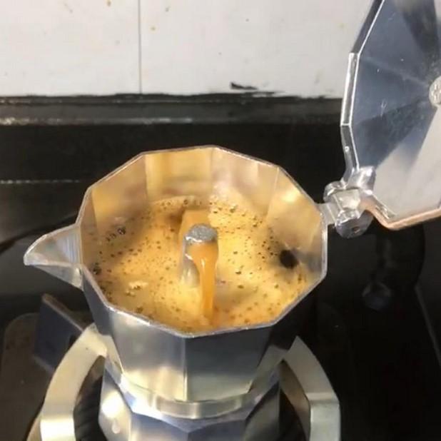 BÌNH PHA CAFE 300ml NHÔM cao cấp, ẤM PHA CÀ PHÊ KIỂU Ý DÁNG CỔ ĐIỂN SANG TRỌNG ĐẸP