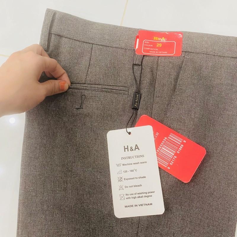 Quần Tây Nam Form Chuẩn Ống Đứng Body Tôn Dáng Hàng Chất Lượng