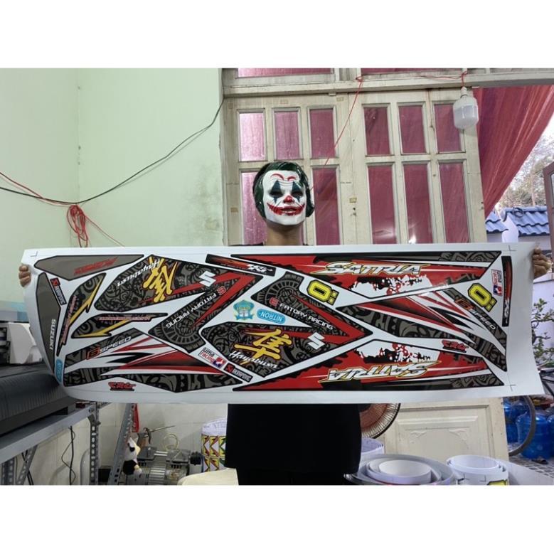 Tem rời Satria fi hayabusa bảo hành màu sắc vĩnh viễn