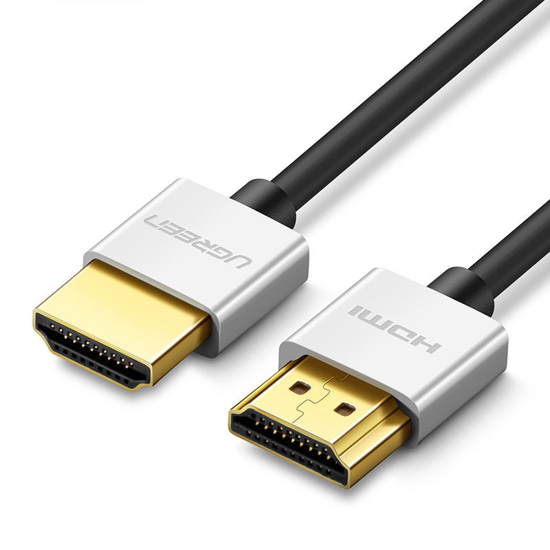 Dây HDMI 2.0 thuần đồng 18Gbps đầu hợp kim Dài 1M UGREEN HD117 30476 (Đen)) - Hàng Chính Hãng