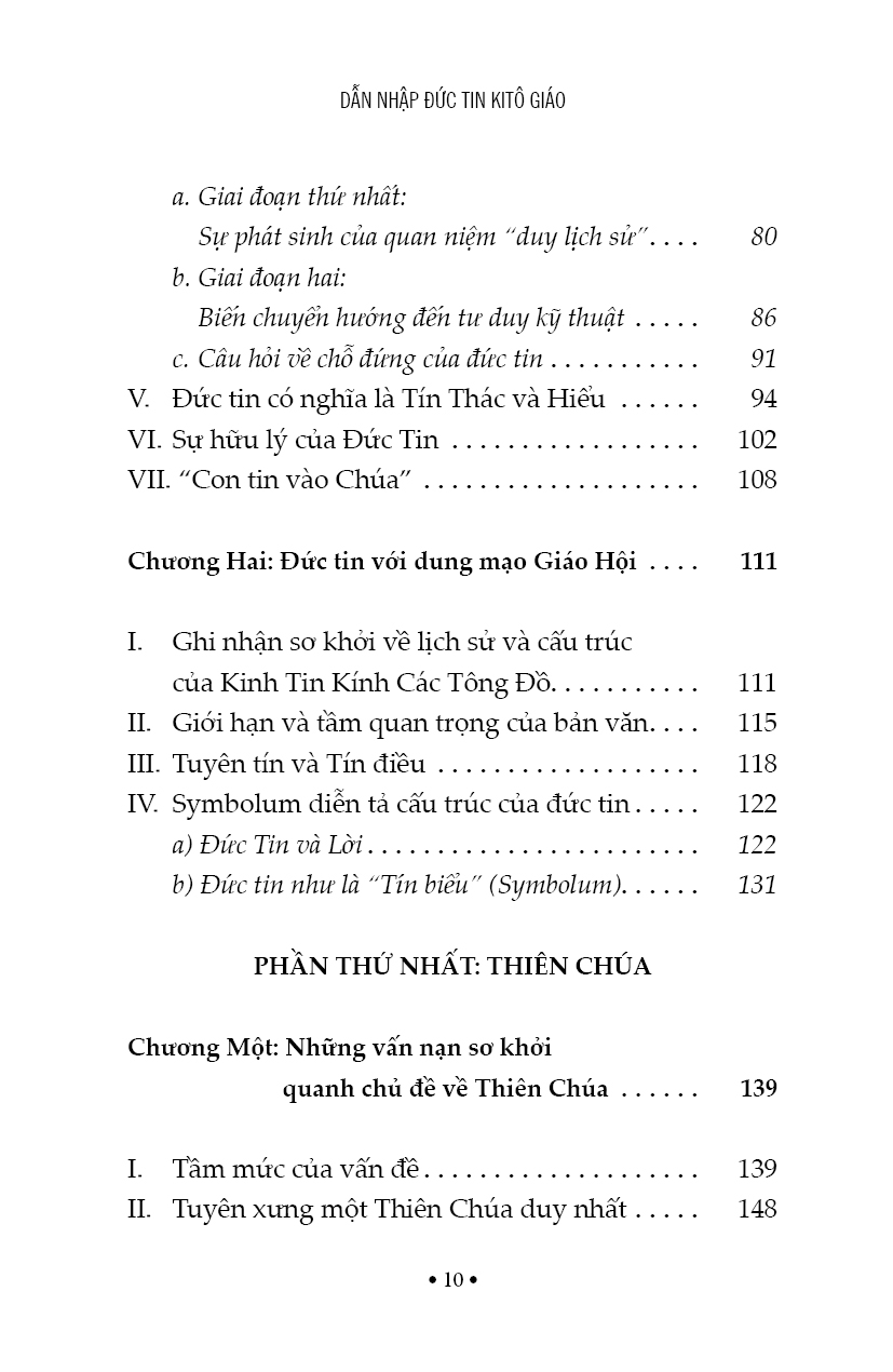DẪN NHẬP ĐỨC TIN KITÔ GIÁO