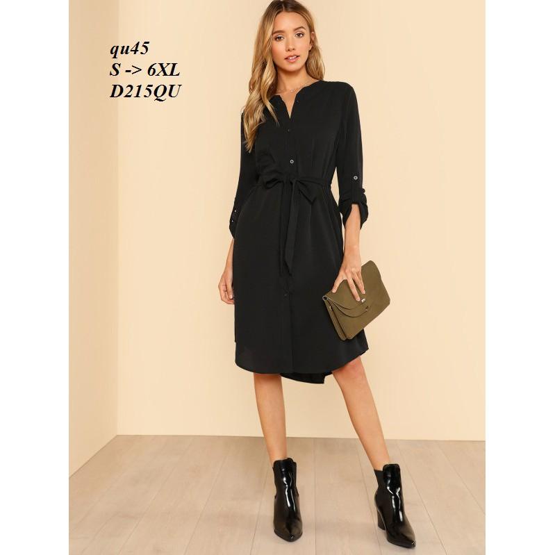 DRESS138 ĐẦM NỮ KIỂU SƠ MI