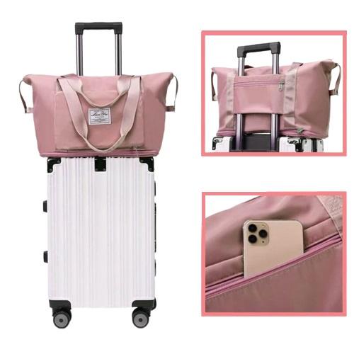 Túi Du Lịch Đa Năng Túi Xách Nữ Cỡ Lớn 2 Tầng Chống Thấm Đựng Hành Lý Cao Cấp Gấp Gọn