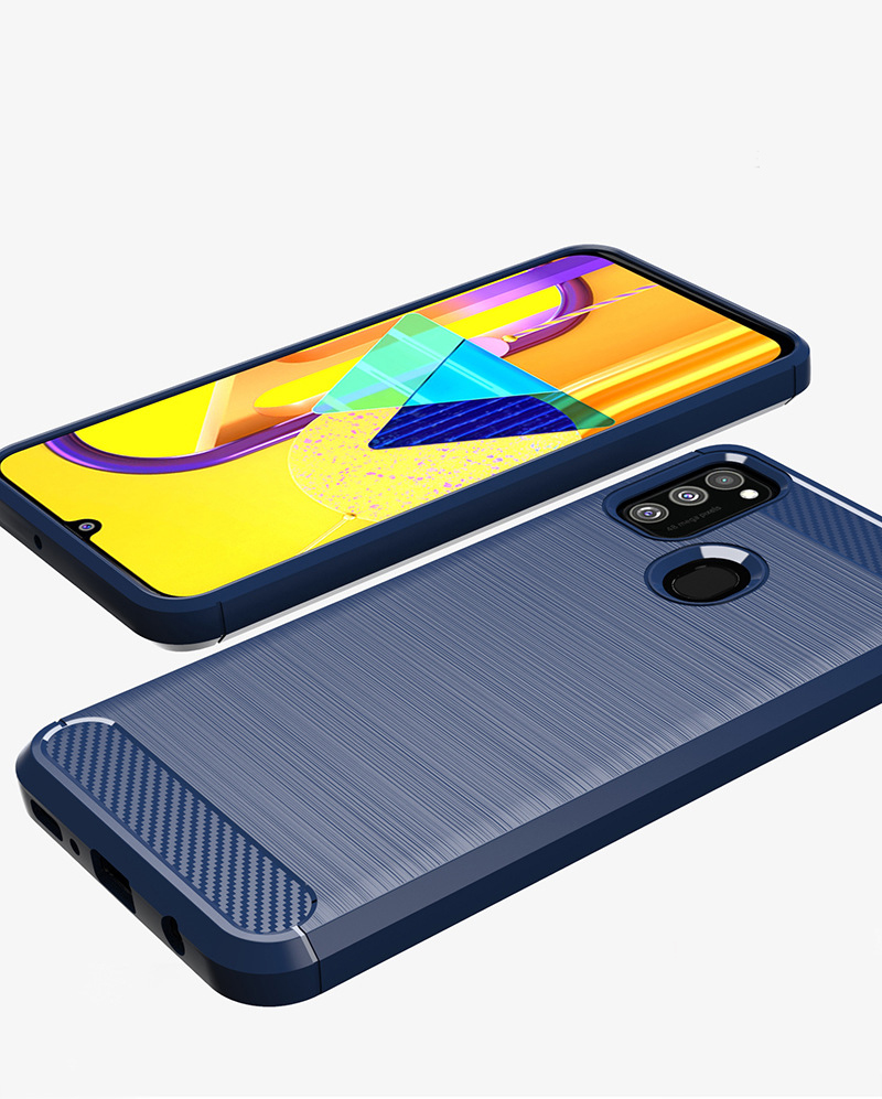 Ốp Lưng Chống Sốc Vân Cabon Dành Cho Điện Thoại Samsung Galaxy M30S