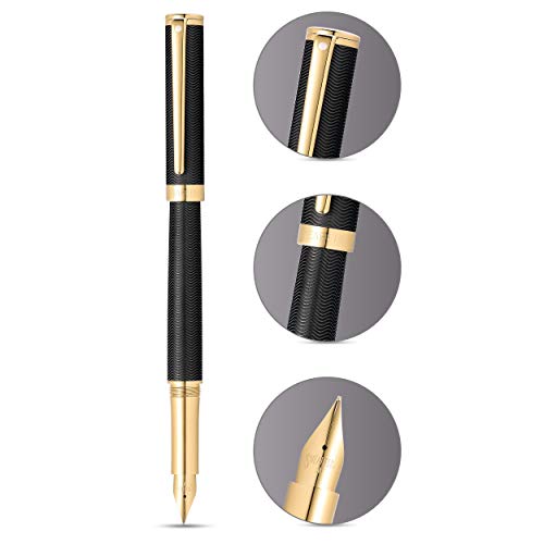 Bút Ký Doanh Nhân Sheaffer Intensity Cao Cấp Sơn Mài Màu Đen Nhám Và Khắc Họa Tiết Gợn Sóng