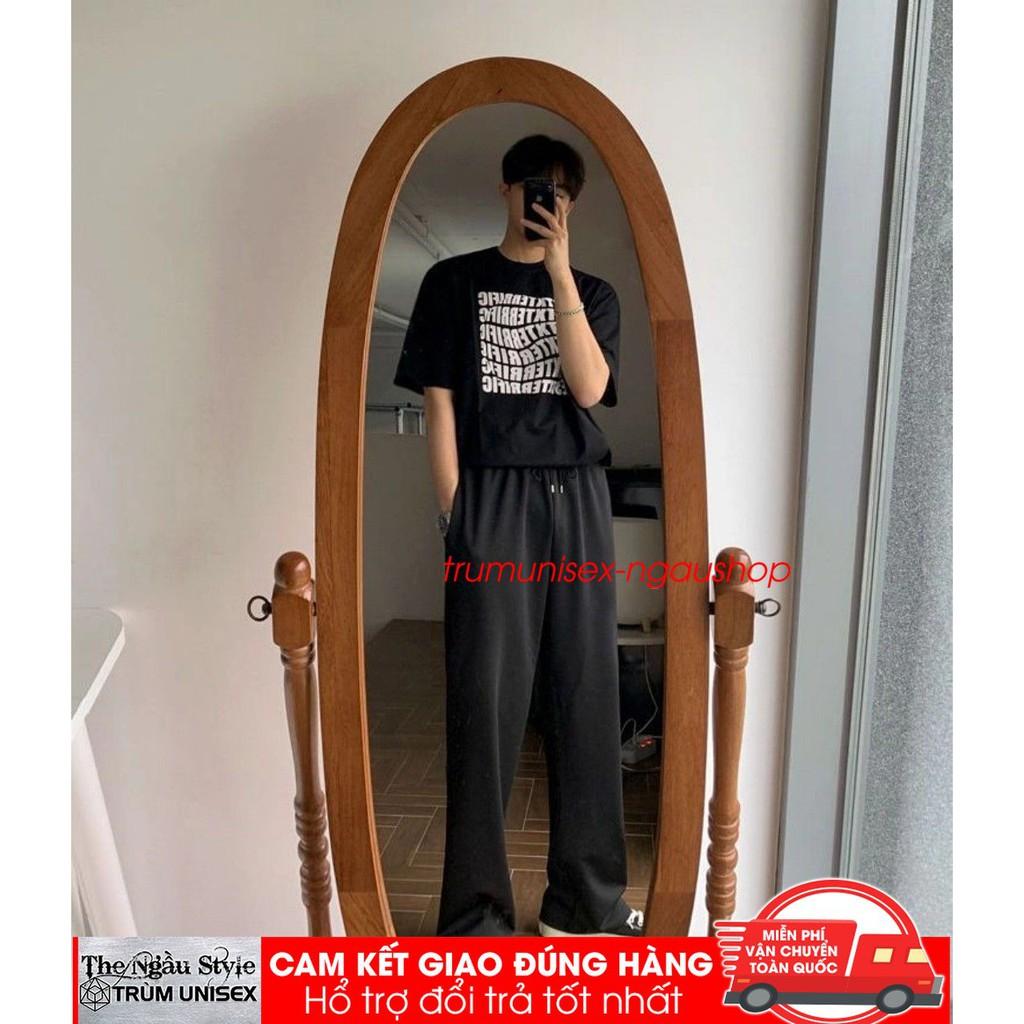 Áo thun form rộng tay lửng nam nữ unisex phong cách hoang dã hàn quốc in chữ BESTXTERRIC trumunisex aothununisex