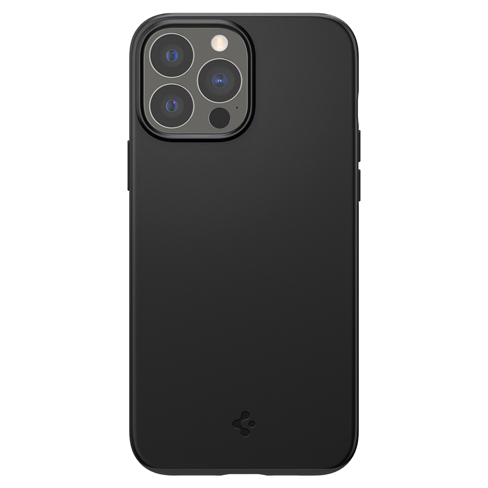 Ốp lưng Spigen Thin Fit Black cho iPhone 13 Pro Max - Thiết kế nhỏ nhẹ, chống sốc, chống bẩn, viền camera cao - Hàng chính hãng