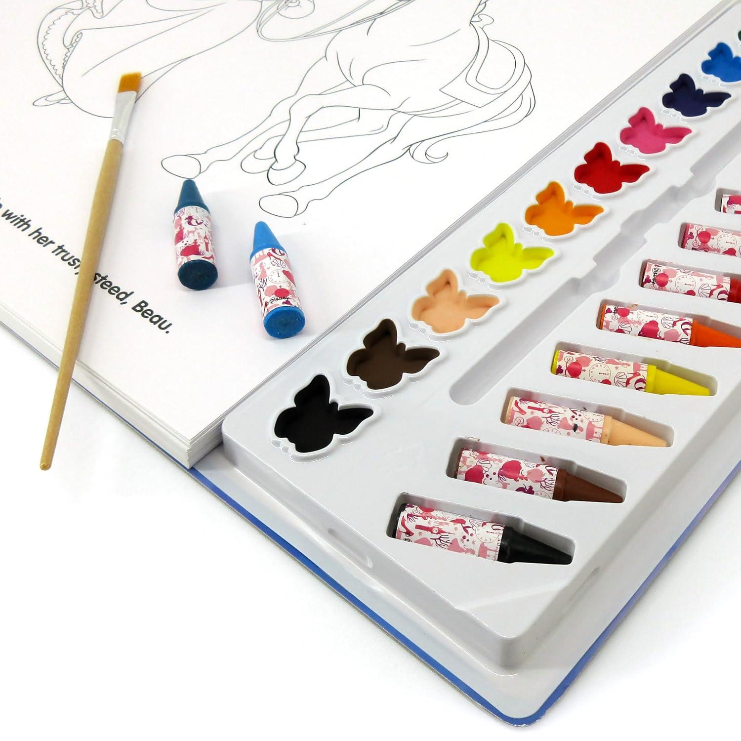 Sách Disney Princesses #2 Deluxe Poster Paint &amp; Color
