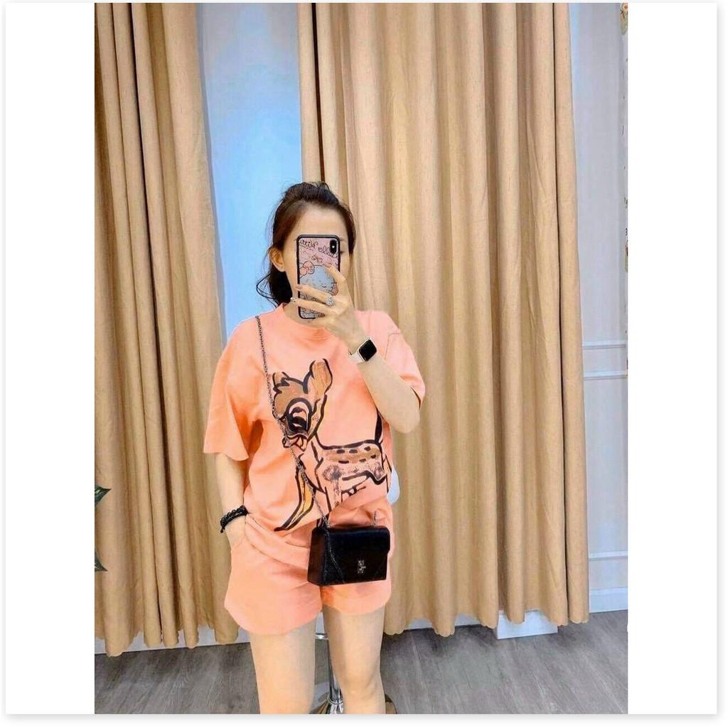 SET BỘ THUN NGẮN HỌA TIẾT XINH XẮN