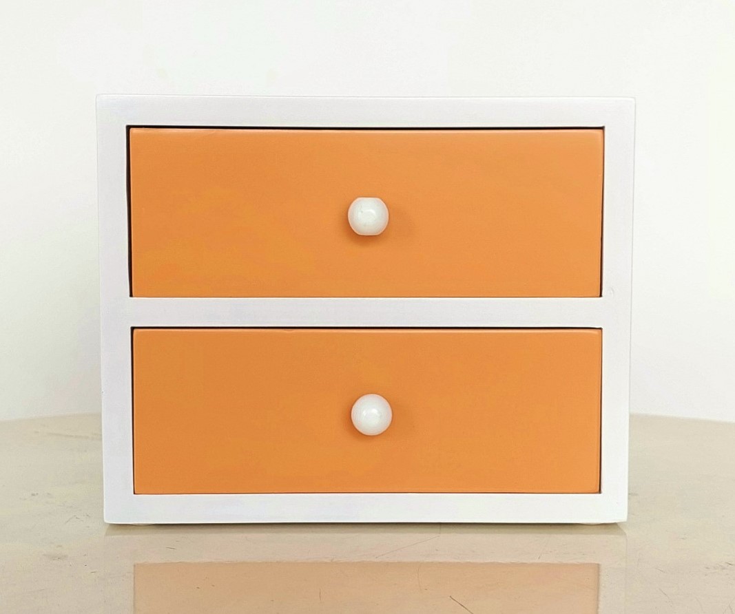Hộp Gỗ Mini 2 Ngăn 17x14 cm Nhiều Màu, Hộp Nữ Trang Mỹ Phẩm - Hàng VN Xuất Khẩu