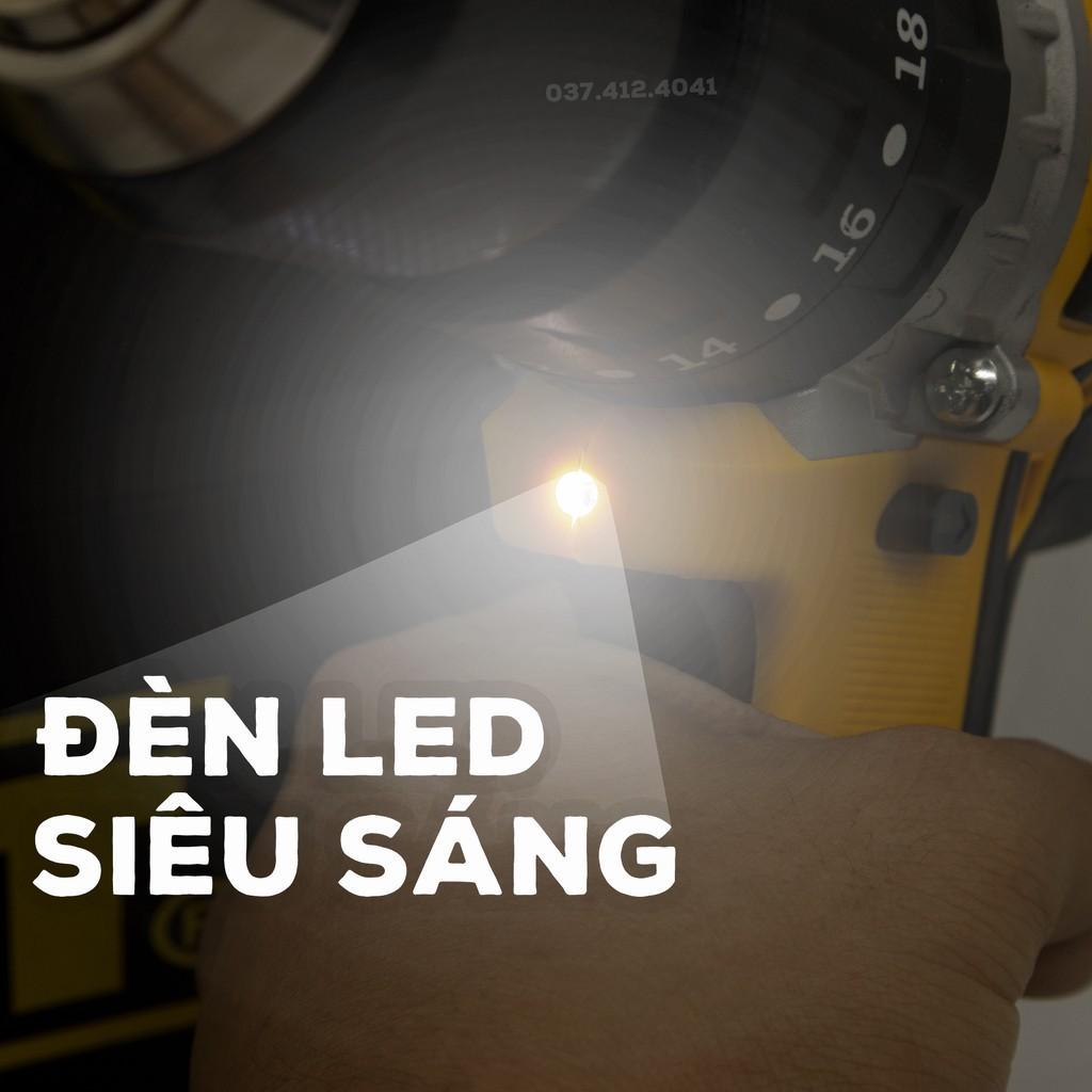 Máy Khoan Pin DEWALT 36V - TẶNG MŨI KHOAN - Khoan bê tông, Đầu kẹp 13ly - Máy Bắt Vít Động cơ 775 - Lõi Đồng