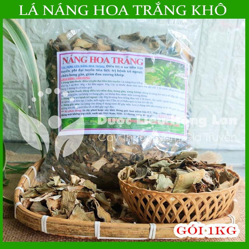 Cây Lá náng hoa trắng khô sạch đóng gói 1kg