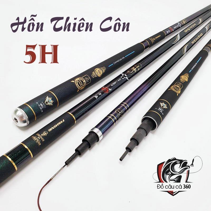 Cần Câu Đài Hỗn Thiên Côn 5H Cần Câu Đơn Câu Tay Carbon Cần Câu Cá Cao Cấp