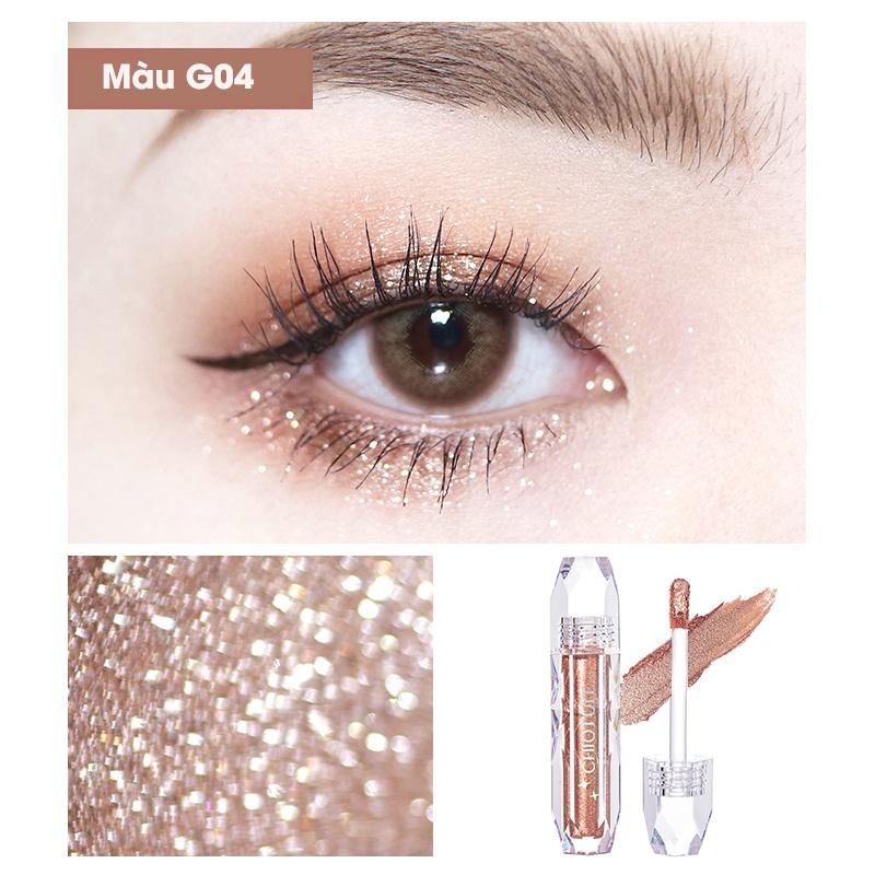 Phấn mắt nhũ Chioture Liquid Eye Shadow dạng lỏng lấp lánh tạo hiệu ứng đẹp cho mắt 1.3g