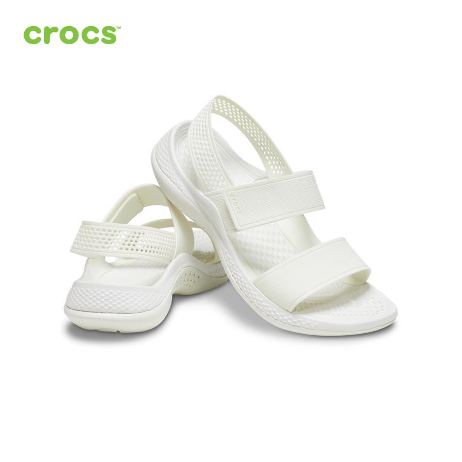 Giày sandal nữ Crocs FW LiteRide 360 Sandal W Almost White - 206711-1CN