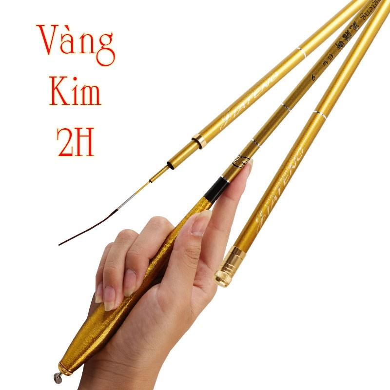 Cần câu tay câu đơn câu đài vàng kim 2H siêu dẻo CĐ-3